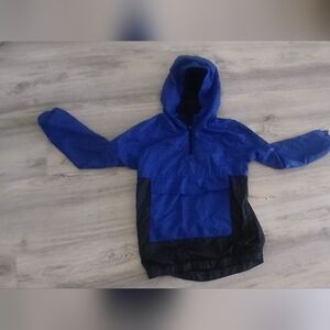 Umbro Boy's M 8-10 Blue Jacket with Black Logo.